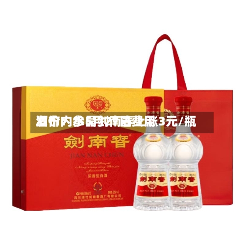 酒价内参5月27日费用
发布:水晶剑南春上涨3元/瓶-第2张图片
