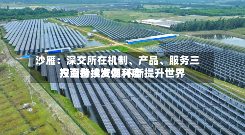 沙雁：深交所在机制、产品、服务三方面持续发力 不断提升世界投资者投资便利度-第2张图片