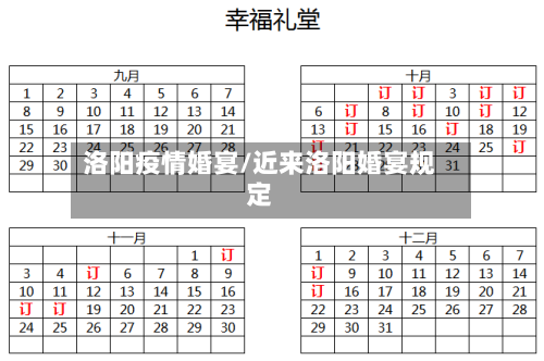 洛阳疫情婚宴/近来洛阳婚宴规定-第2张图片