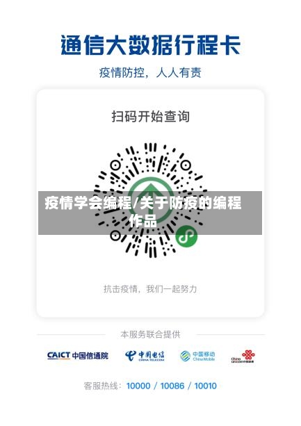 疫情学会编程/关于防疫的编程作品