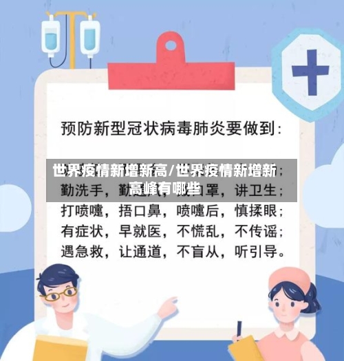 世界疫情新增新高/世界疫情新增新高峰有哪些-第2张图片