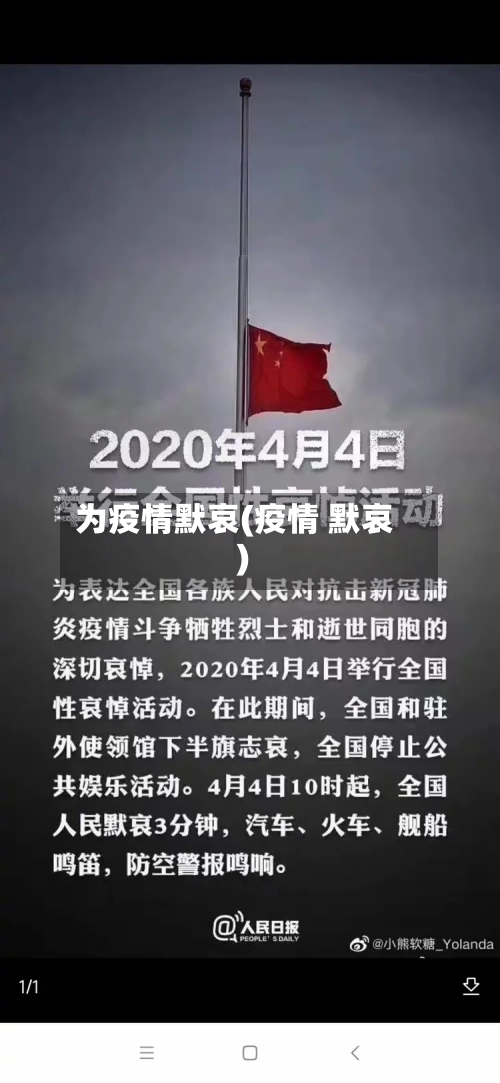 为疫情默哀(疫情 默哀)-第2张图片