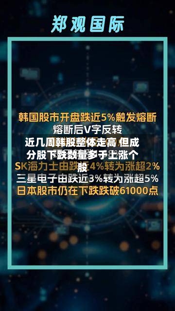 近几周韩股整体走高 但成分股下跌数量多于上涨个股